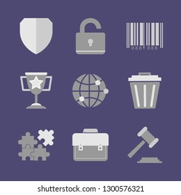 Finance and business. Vector icon set.