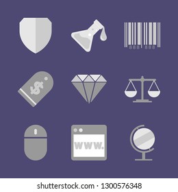 Finance and business. Vector icon set.