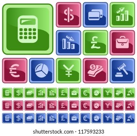 Finance button set
