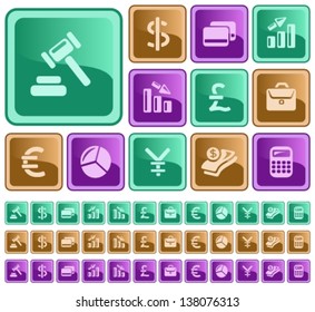 Finance button set