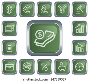Finance button set