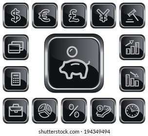 Finance button set