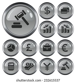 Finance button set