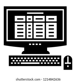 Finance calculator icon. Simple illustration of finance calculator vector icon for web design isolated on white background