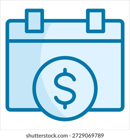 Symbolelement für Finanzkalender für Design