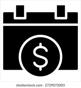 Symbolelement für Finanzkalender für Design