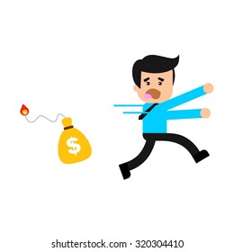 Finance Character Logo Template
