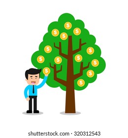 Finance Character Logo Template