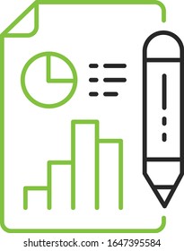 Vorlage für Finanzdiagramme. Diagramm-Vorlage und Diagramm-Grafik, grafische Informationsvisualisierungselemente