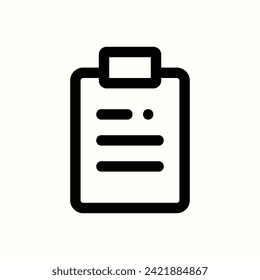 finance, clipboard icon, isolated icon in light background, perfect for website, blog, logo, graphic design, social media, UI, mobile app