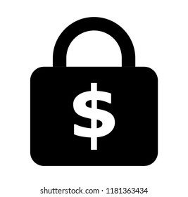 Finance Collection Isolated Black Icon