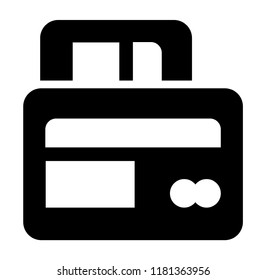 Finance Collection Isolated Black Icon