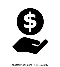 Finance Collection Isolated Black Icon