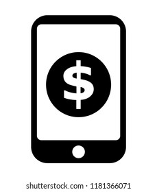 Finance Collection Isolated Black Icon