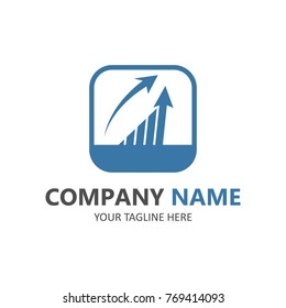 Finance company element logo abstract full colour business vector illustration