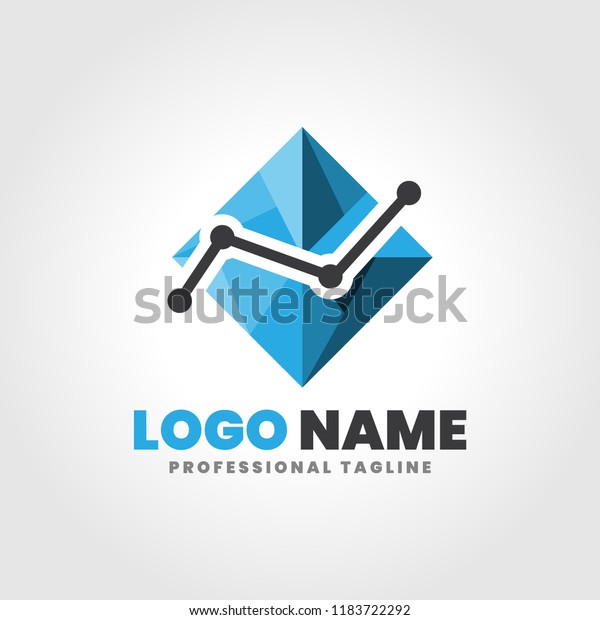 Finance Company Logo Template Stock Vector Royalty Free 1183722292