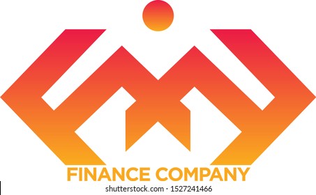 Finance Company Logo Vector Design