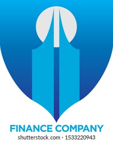 Finance Company Logo Vector Design