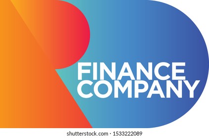 Finance Company Logo Vector Design