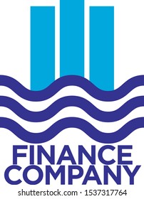 Finance Company Logo Vector Design