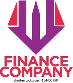 Finance Company Logo Vector Design