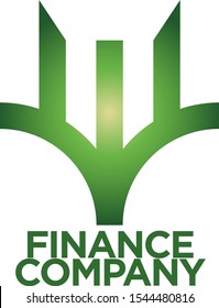 Finance Company Logo Vector Design