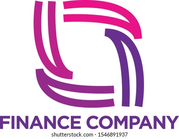 Finance Company Logo Vector Design