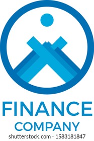 Finance Company Logo Vector Design
