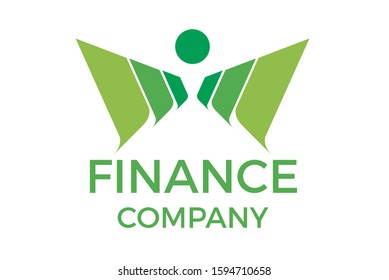 Finance Company Logo Vector Design