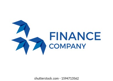 Finance Company Logo Vector Design