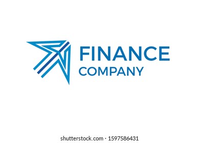Finance Company Logo Vector Design