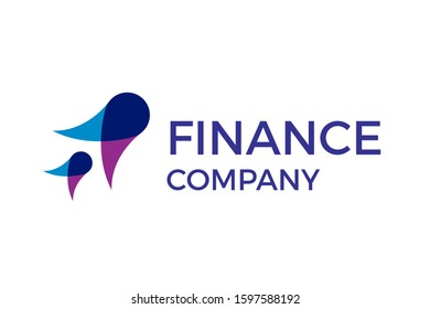 Finance Company Logo Vector Design