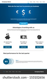 Finance Company Site Template