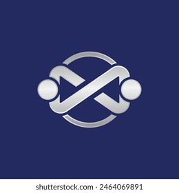 finance compay logo abstract symbol
