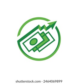 finance compay logo abstract symbol