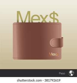 Finance concept banner,wallet with money symbol vector illustration