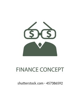 ícone conceito financeiro