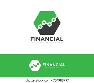 Finance concept logo, icon, symbol, design template