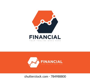 Finance concept logo, icon, symbol, design template
