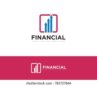 Finance concept logo, icon, symbol, design template