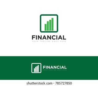 Finance concept logo, icon, symbol, design template