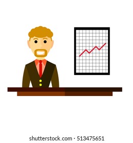 Finance consultant flat picture