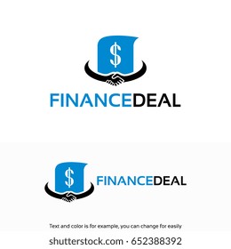 Finance Deal Logo concept designs Template