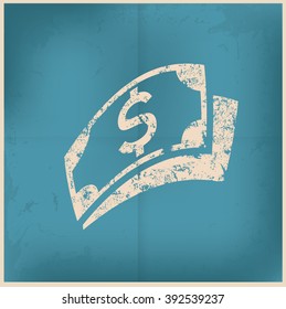 Finance design on old paper background,vector