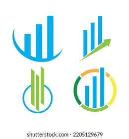 finance diagram for business icon vector illustration template design