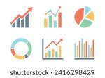 finance diagram graphic charts icons, infographic elements