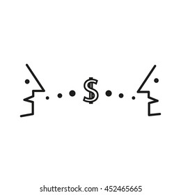 Finance dialogue between two individuals about money