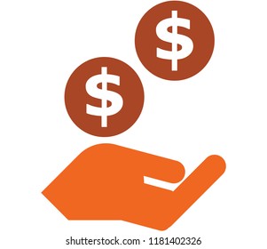 Finance Dollar Orange Style Icon