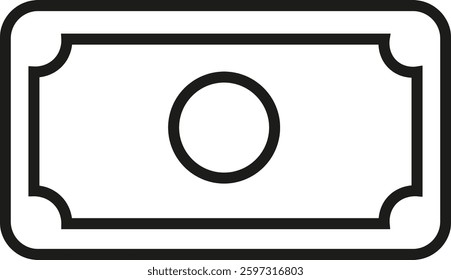 Finance editable line icon vector.