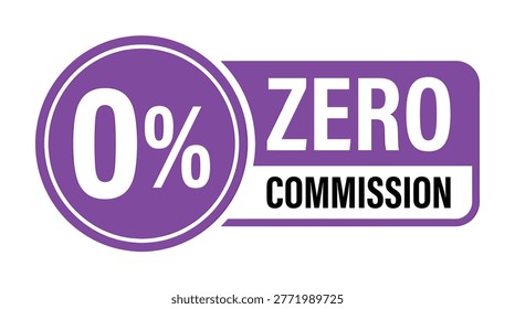 Finance fee badge collection in flat style, zero percent rate, bank savings, trade profit, cost savings, and investment